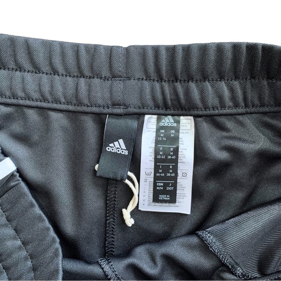 adidas 3 Stripe Climalite Tapered Track Pants Zipper Ankle Women’s Medium - Picture 6 of 8